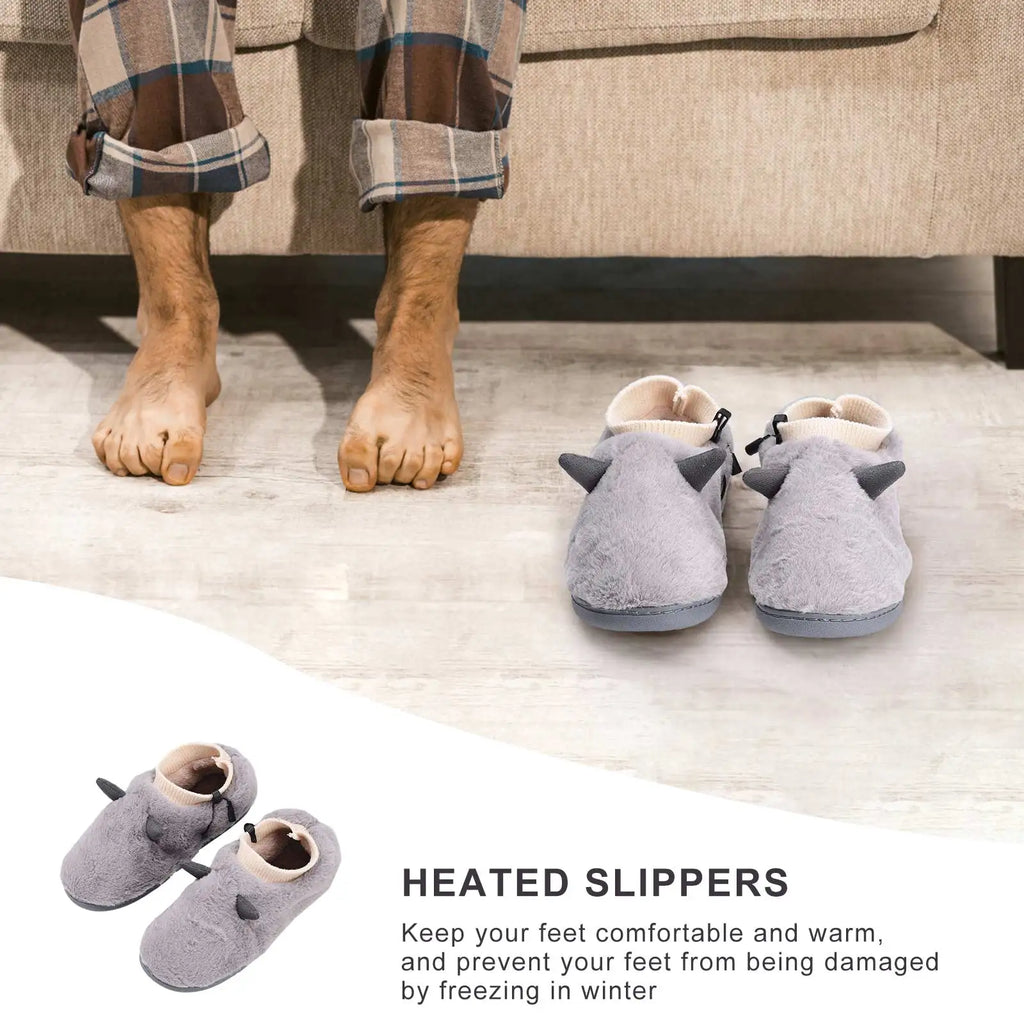 Heated Feet Warmer USB Foot Warmers Winter Shoes Plush Cute Removable And Washable Slippers