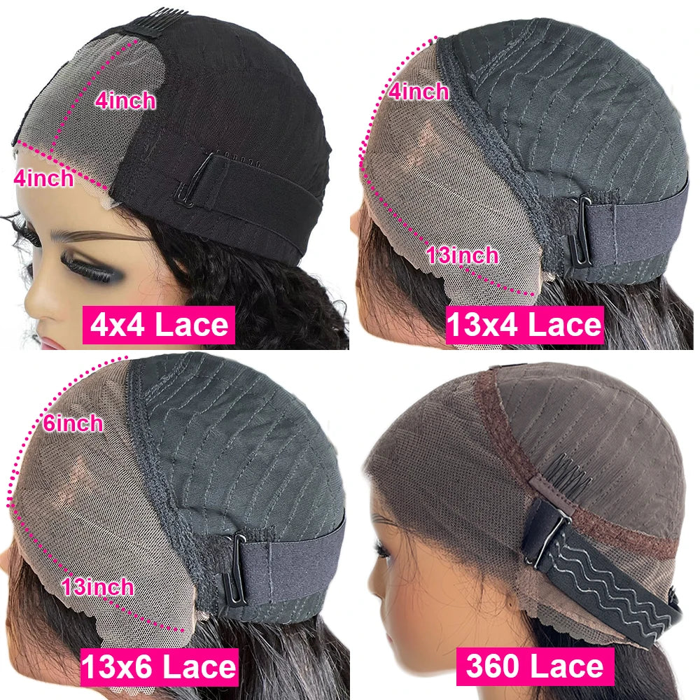 Jerry Curly 450 Density Glueless Lace Frontal Wig Human Hair Ready To Wear 360 HD Lace Frontal Wigs Pre Plucked Hair For Women