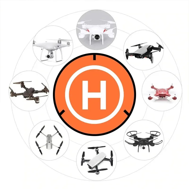 Drone Quadcopters Accessories Universal 55cm Foldable Landing Pad RC Dron Mat Quadcopter Parking Apron Apron Pad