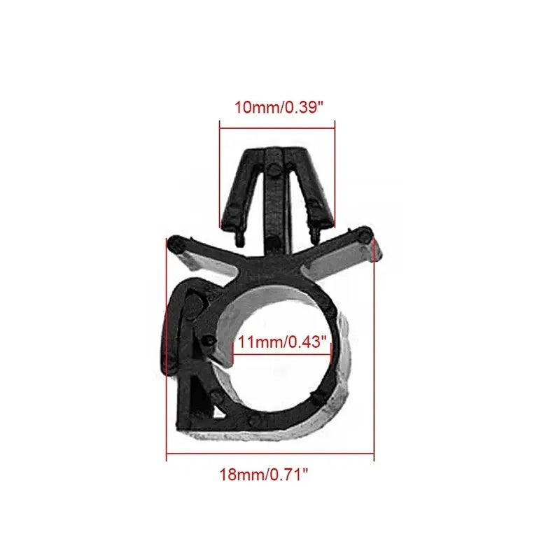 10PCS Universal Car Wiring Harness Fasteners Cable Clips And Buckles for Secure Wire Organization And Fixing