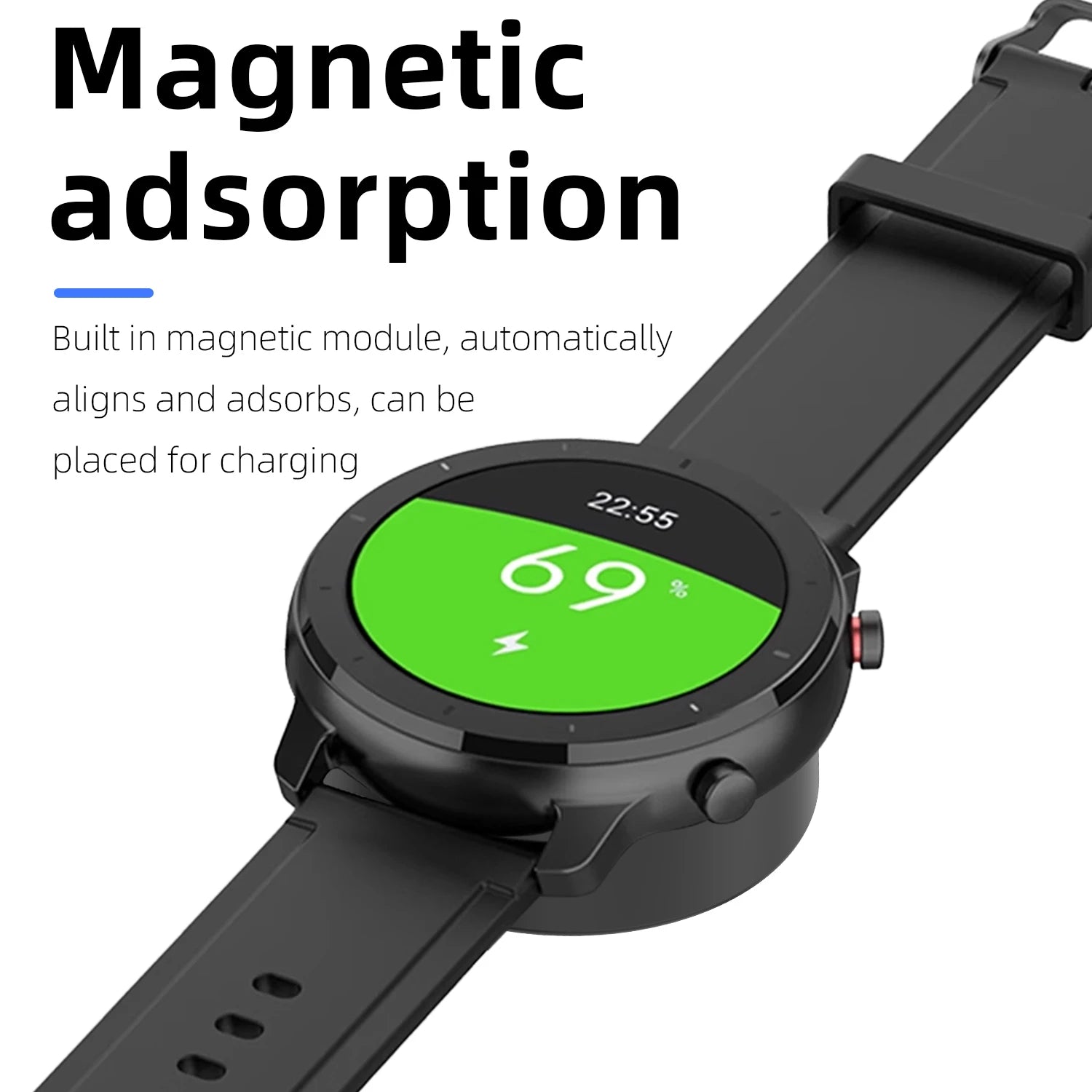 For Amazfit Active2/GTR3/GTS3/GTR4/GTS4 USB Smart Watch Charger Replacement Charger with Lanyard Charging Cable