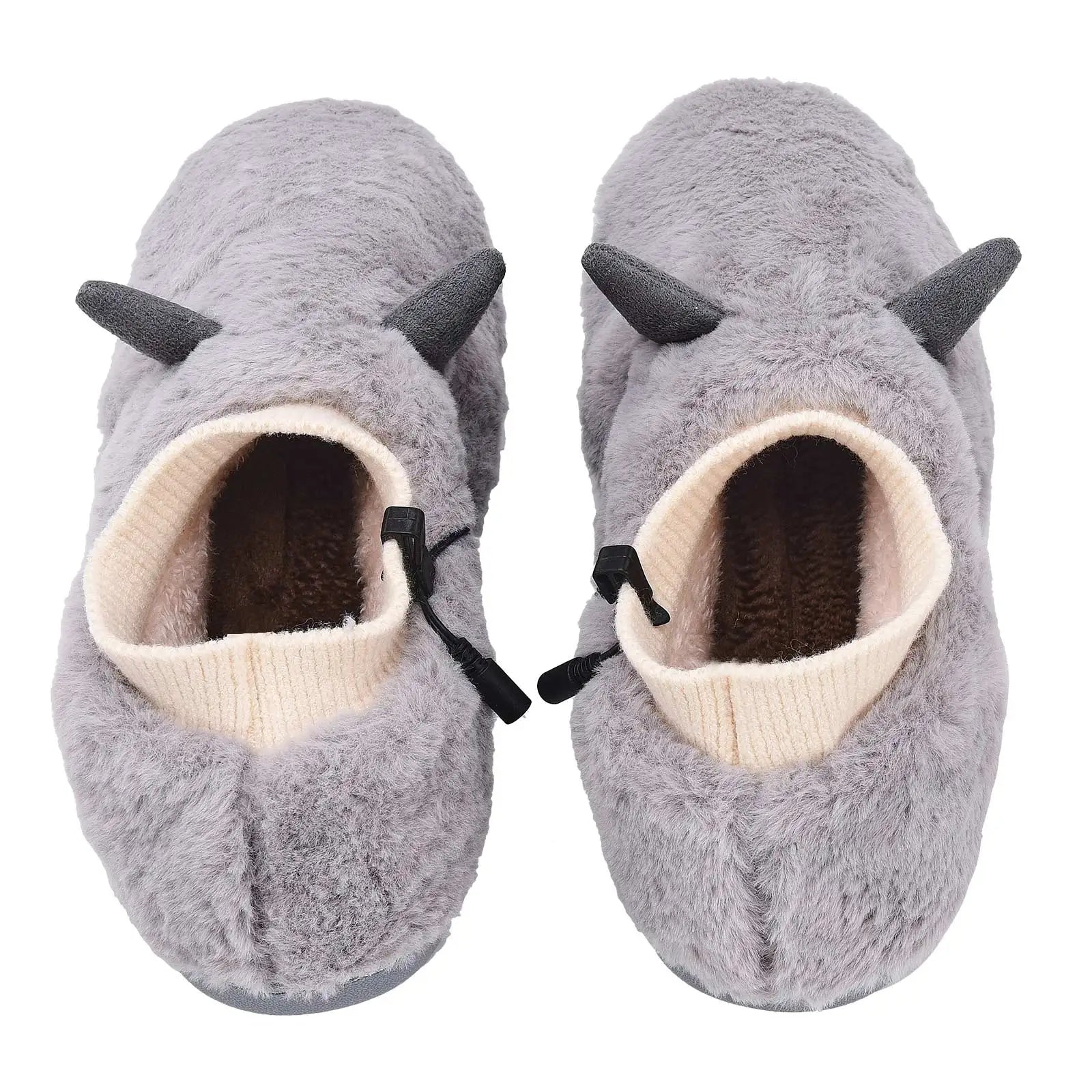 Heated Feet Warmer USB Foot Warmers Winter Shoes Plush Cute Removable And Washable Slippers