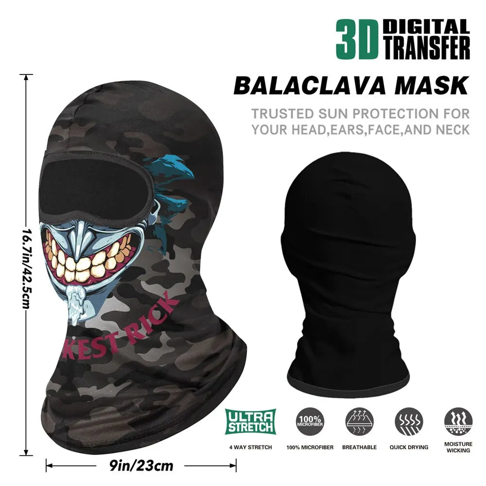 Motorcycles Bicycle Ski Skull Balaclava Mask Cosplay Scary Ghost Face War Game Skeleton Riding Outdoor Headwear Windproof Masks