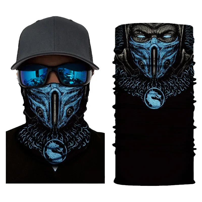 3D Fashion Cycling Face Mask Riding Scarf Breathable Seamless Neck Gaiter Women Bandana Headwear Headband Snood Ski Masks