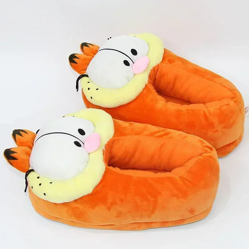 Hot Garfields Slipper Cosplay Anti-slip Home Winter Shoes Comfortable Cotton Shoes