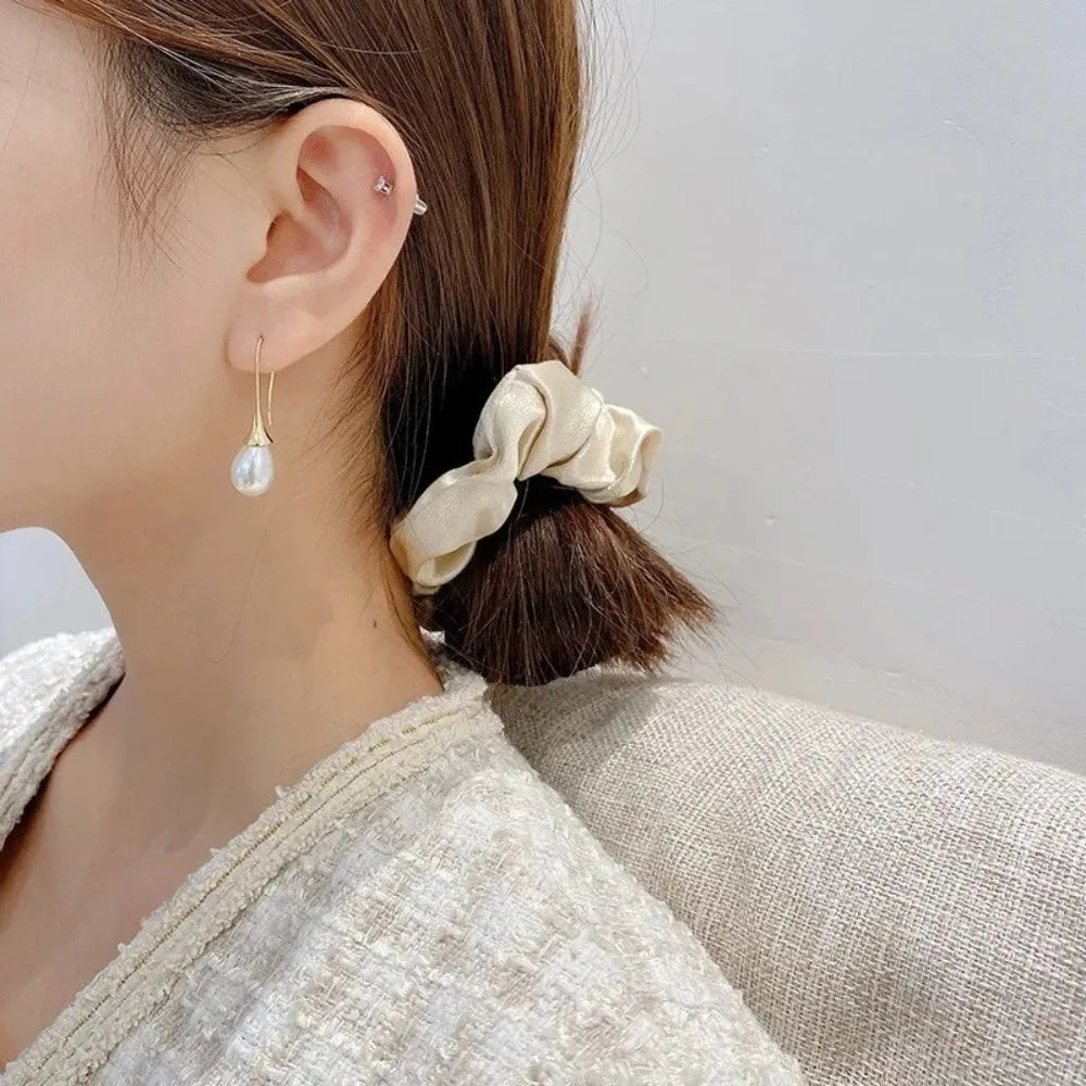 Retro Water Drop Imitation pearl Earrings For Women French Valentine's Day Anniversary Gift Wedding Party Jewelry Pendientes