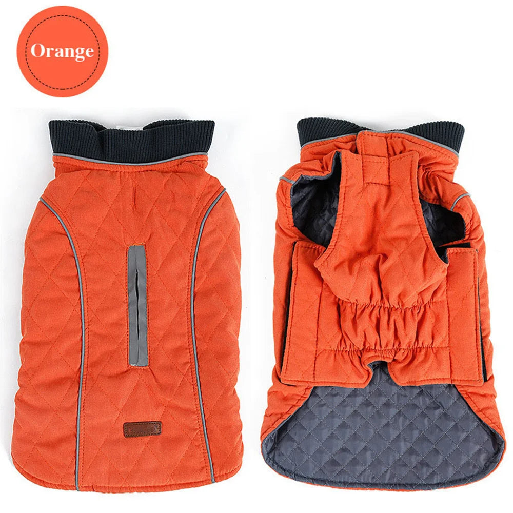 Winter Big Dog Coat Clothes Warm Reflective Pet Vest Jacket for Small Medium Large Dogs Bull Terrier Weimaraner disfraz perro