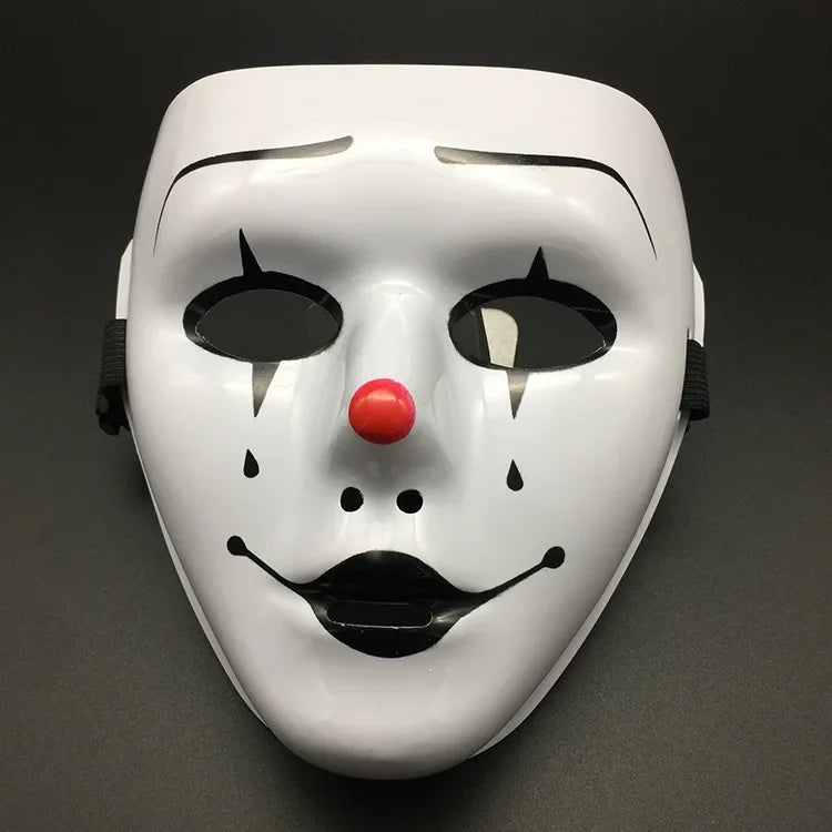 4PCS 2024 Halloween Mask Cool Spooky Party Ghost Cosplay Mask Hip Hop Street Dance Masks Performances Prop Full Face Mask