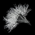 Artificial white crystal acrylic water droplet handmade Hot sale wedding bridal bouquet wreath hairpin DIY gift decor accessory