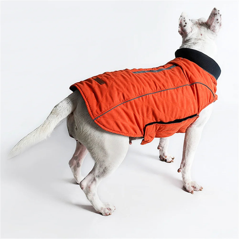 Winter Big Dog Coat Clothes Warm Reflective Pet Vest Jacket for Small Medium Large Dogs Bull Terrier Weimaraner disfraz perro