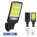 1/2/4/6/10PCS 100 LED Solar Wall Lamp 4 Sides Luminous With Motion Sensor Outdoor Garden Courtyard Waterproof Wall Light