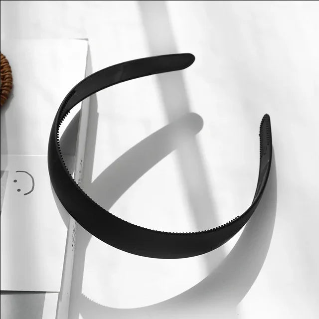 Black Series Frosted Face Wash Hair Band Korean version of Acrylic Headband for Men And Women Hairband Hair Accessories