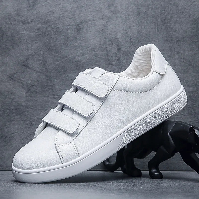 2026Men's Shoes Autumn and Winter New Comfortable Flat Sports Shoes Velcro Casual Men's  Outdoor Lightweight Board