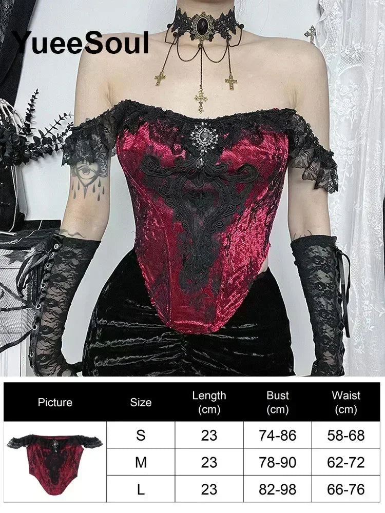 Gothic Crop Tops Black Spaghetti Strap Mesh Slim Corset Tops 2026 New Goth Punk Grunge Fairy Core Sexy Y2K Halloween Clothing