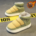 Snow Boots Men's Shoes Winter New Fashion Platform Indoor Plush Thick Cotton Boots Waterproof Anti Slip Down Warm Cotton Shoes