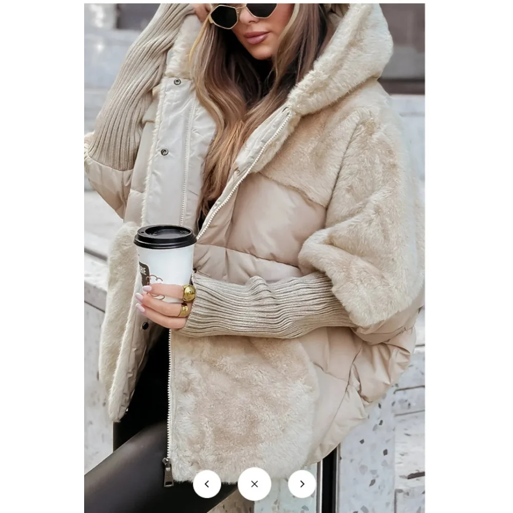 Winter Jacket Women 2026 Loose New Down Jacket Hooded Long Sleeve Winter Clothes