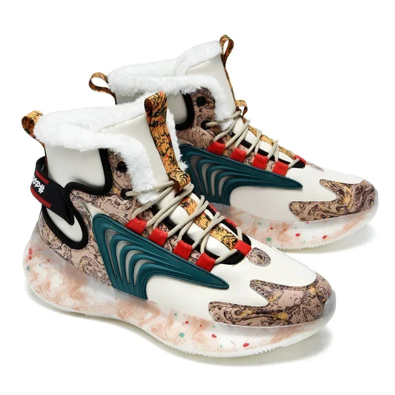 Winter Men Shoes with Plush Thick Insulation Outdoor Snow Boots Fashion Trend Soft Soles Sports Leisure Shoes Durable 2026