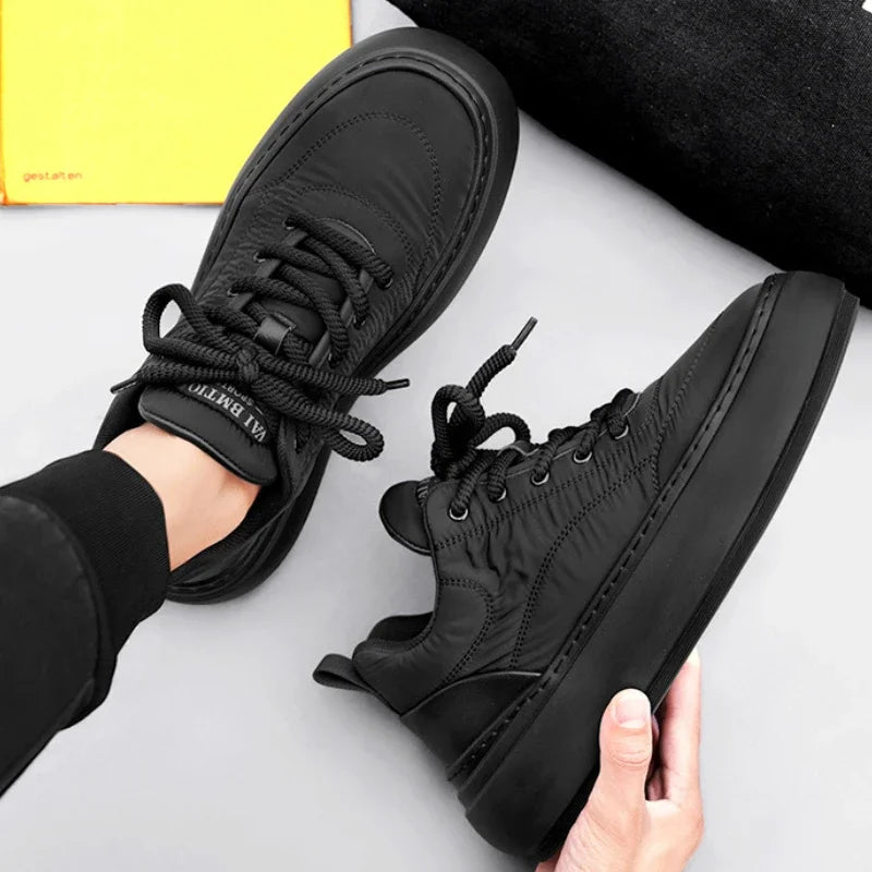 Winter New Men Casual Shoes Anti Slip Wear Resistant Work Shoes for Men Outdoor Comfor Snow Shoes Fashion Platform Men Sneakers