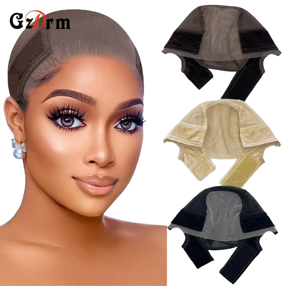 Wig Cap Lace Non-Slip Wig Caps for Women Wig Grip Cap for Keeping Wigs in Place Wig Cap with Grip Band Make Your Wigs Glue