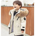 Winter Warm Children Outdoor Clothes Thick Hooded Quilted Jacket Coat With Pockets For Boys Windproof Outerwear Fashion Parkas