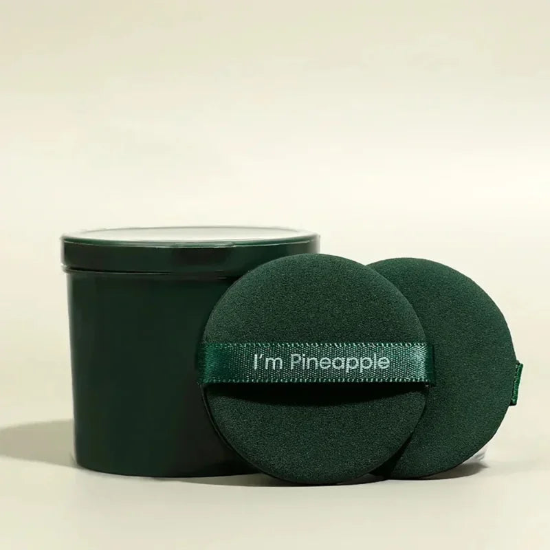 7PCS Anti-Bac Powder Puffs + Hygienic Case - Even Foundation Coverage, Bacteria-Resistant & Reusable
