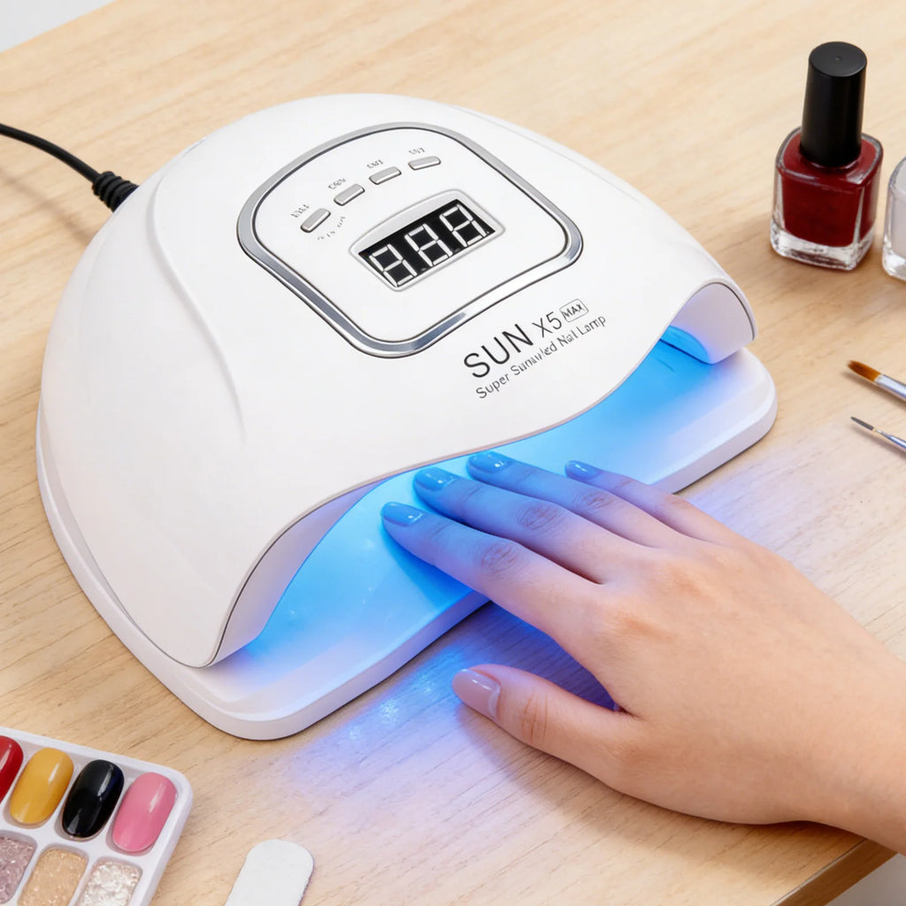 EU X5MAX Ultraviolet/LED Nail Lamp Drying Device - A nail polish suitable for the quick curing process in nail art and foot care