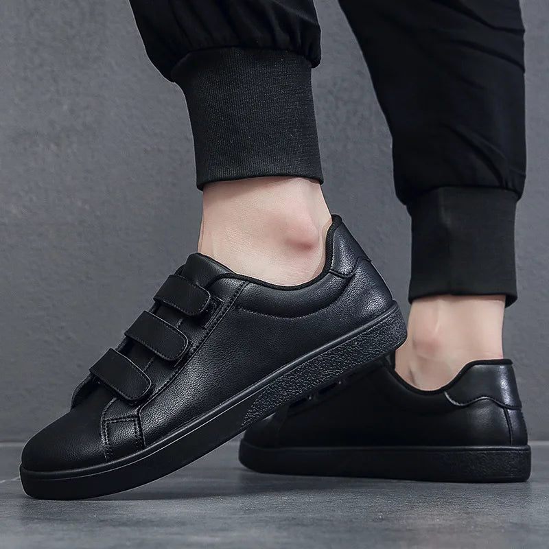 2026Men's Shoes Autumn and Winter New Comfortable Flat Sports Shoes Velcro Casual Men's  Outdoor Lightweight Board