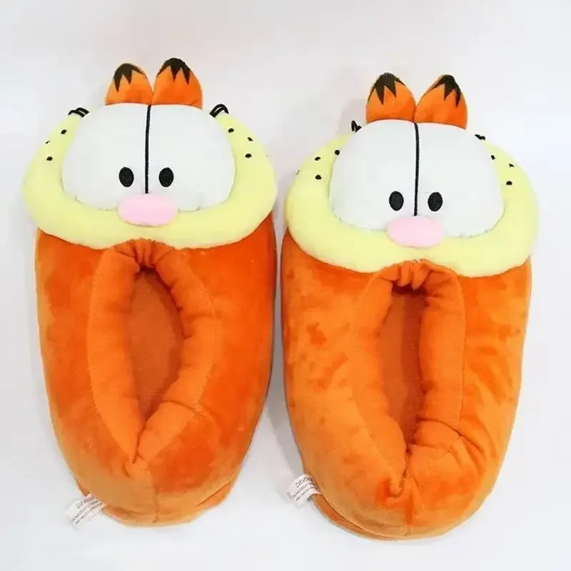 Hot Garfields Slipper Cosplay Anti-slip Home Winter Shoes Comfortable Cotton Shoes