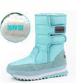 Winter Thick Women's Snow Boots Warm Plush Mid-calf Boots Non Slip Waterproof Platform botas invierno mujer Casual White Shoes