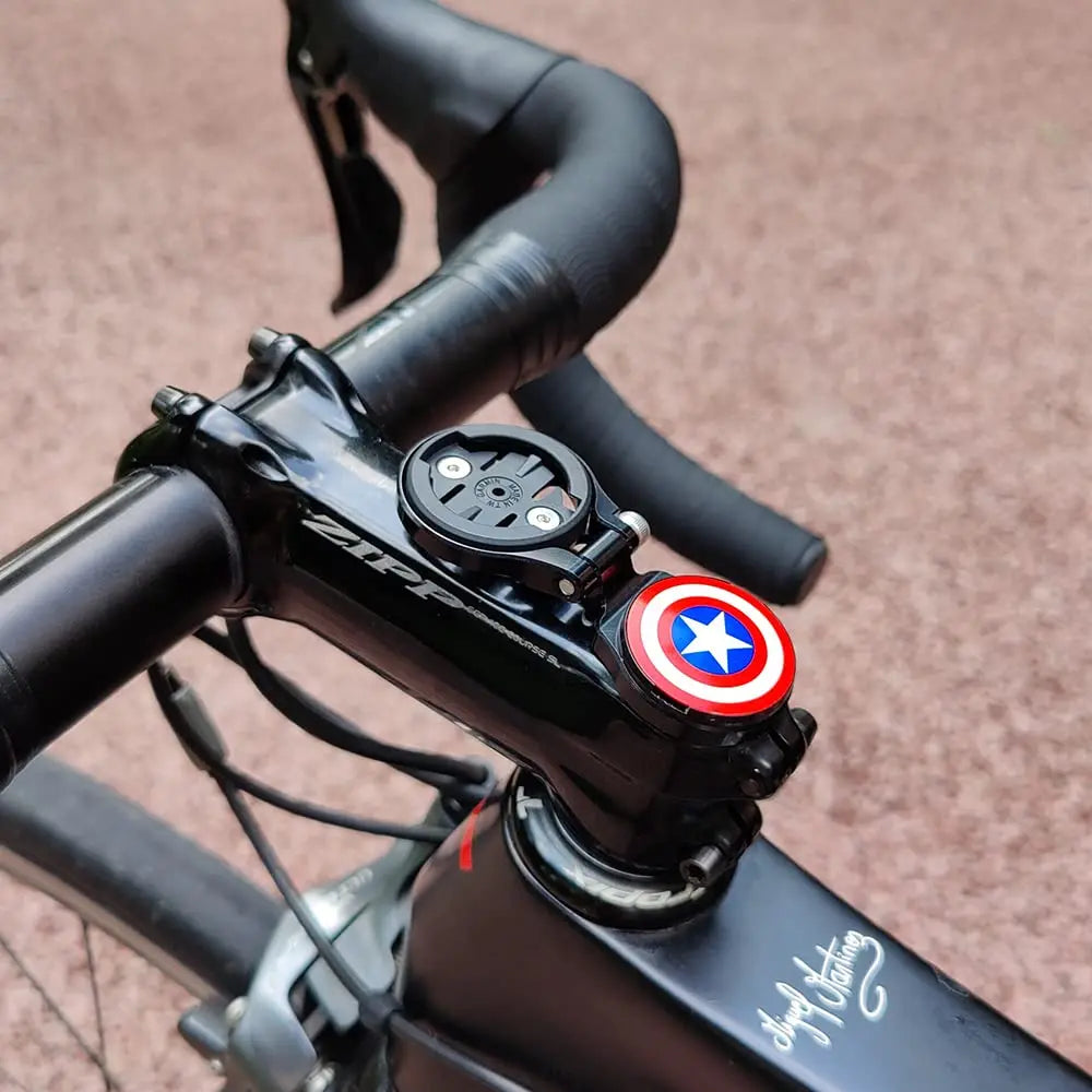 DOMEN Bicycle Computer Holder Bike Stopwatch Mount Adjustable Stem Top Cap Computer Holder For Garmin Bike Accessories