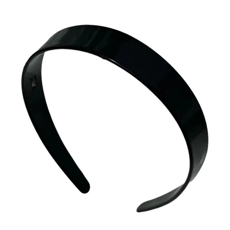 Retro Wide-Brimmed Acetate Headband Women New Summer Hair Fixer Face Wash Hair Band Fashion High Sense Hairhoop Hair Ornaments