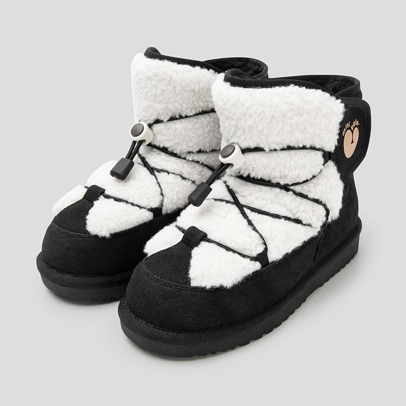 Mini Bala Snow Boots Slip Resistant Waterproof Long Plush Warm Winter Shoes