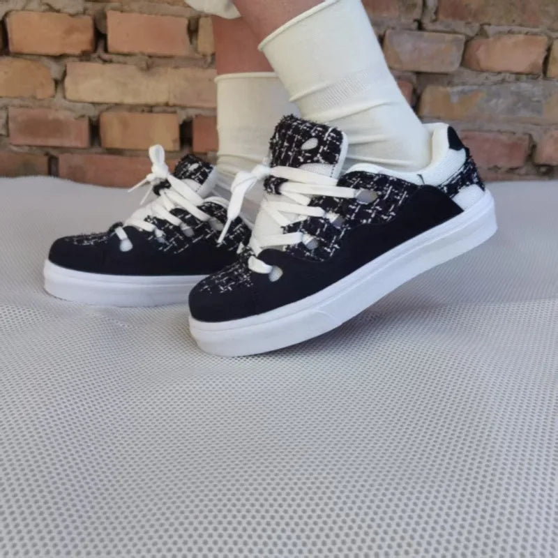 High Quality Thick-Soled Shoes All-Match Casual Sneakers Female Couple National Trend Niche Denim Blue Couple Bread Shoes women