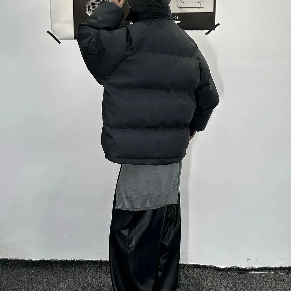 Winter Clothing - High-end Thick PU Leather Multi-purpose Loose and Warm Cotton Coat