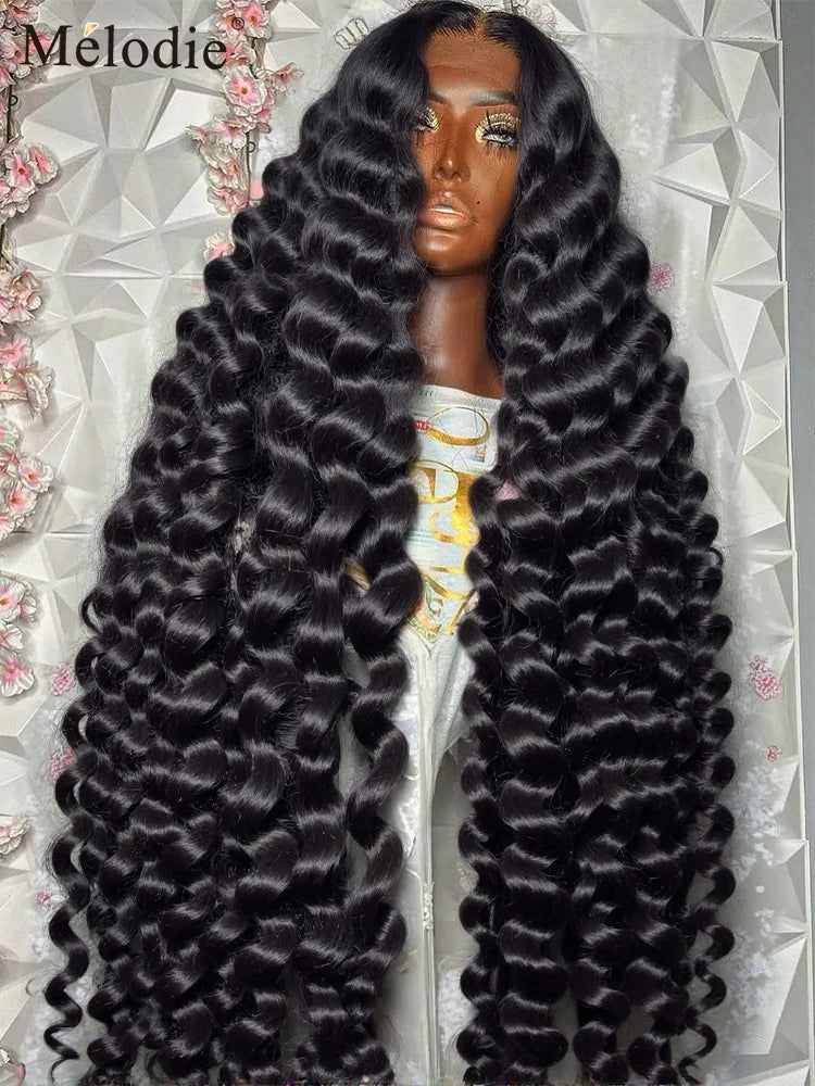 13x6 Hd Lace Frontal Wig Loose Deep Wave Curly Human Hair Preplucked 13x4 Water Wave Front Wigs For Black Women Brazilian