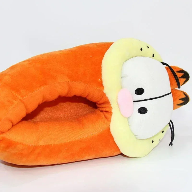 Hot Garfields Slipper Cosplay Anti-slip Home Winter Shoes Comfortable Cotton Shoes