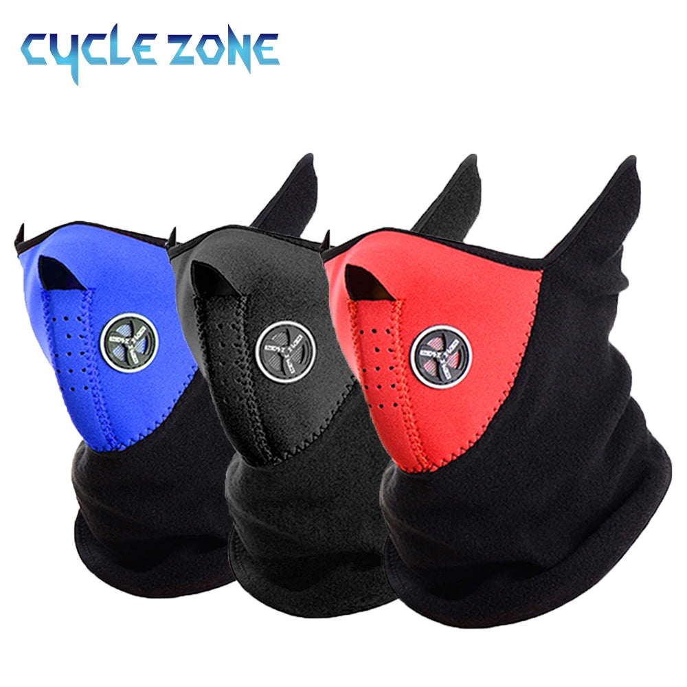 Bicycle Face Mask Headwear Full Mask for Men Women Bike Scarf Mask Neck Wrap Cover Motorcycle Windproof Outdoor Sports Masks