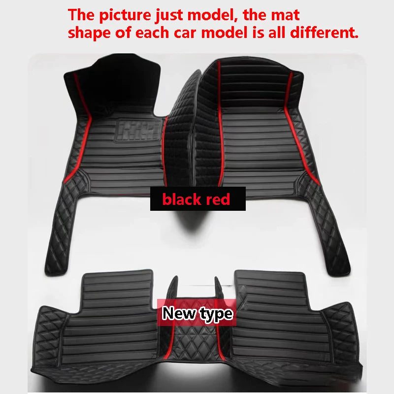 Car Floor Mat For Kia Ceed Jd 2014 2015 2016 2017 2018 2019 2020 Man Non-Slip Luxury Woman Foot Pad Auto Interior Rugs Accessory