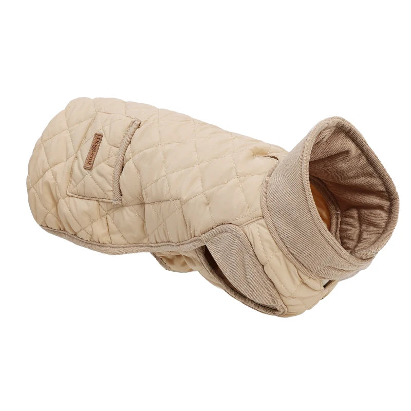 Autumn/Winter Dog Clothes for Dachshund Soft Warm Water Repellent Dog Jacket for Sausage Dog Quilted Outdoor Short-Leg Dog Coat