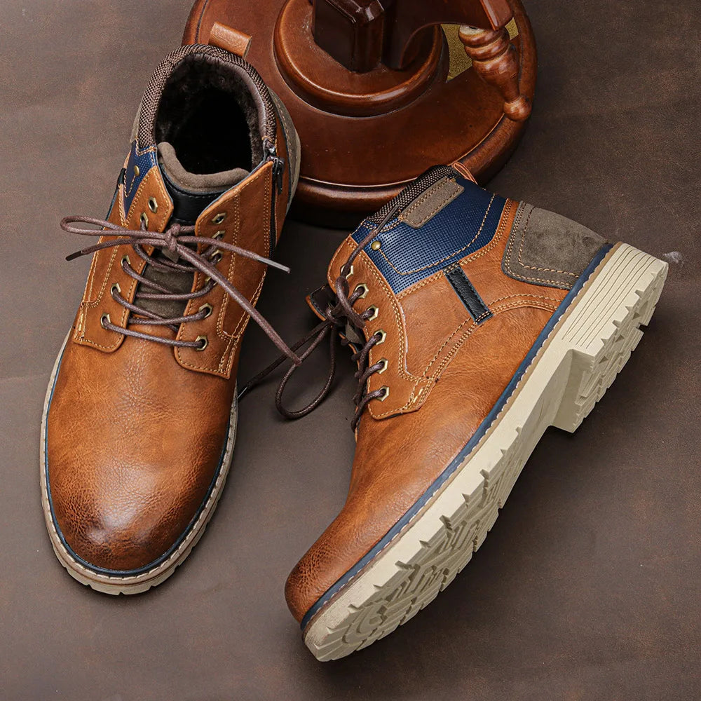 2026 New Men's Winter Shoes Warm Comfortable Non-Slip Men Winter Boots
