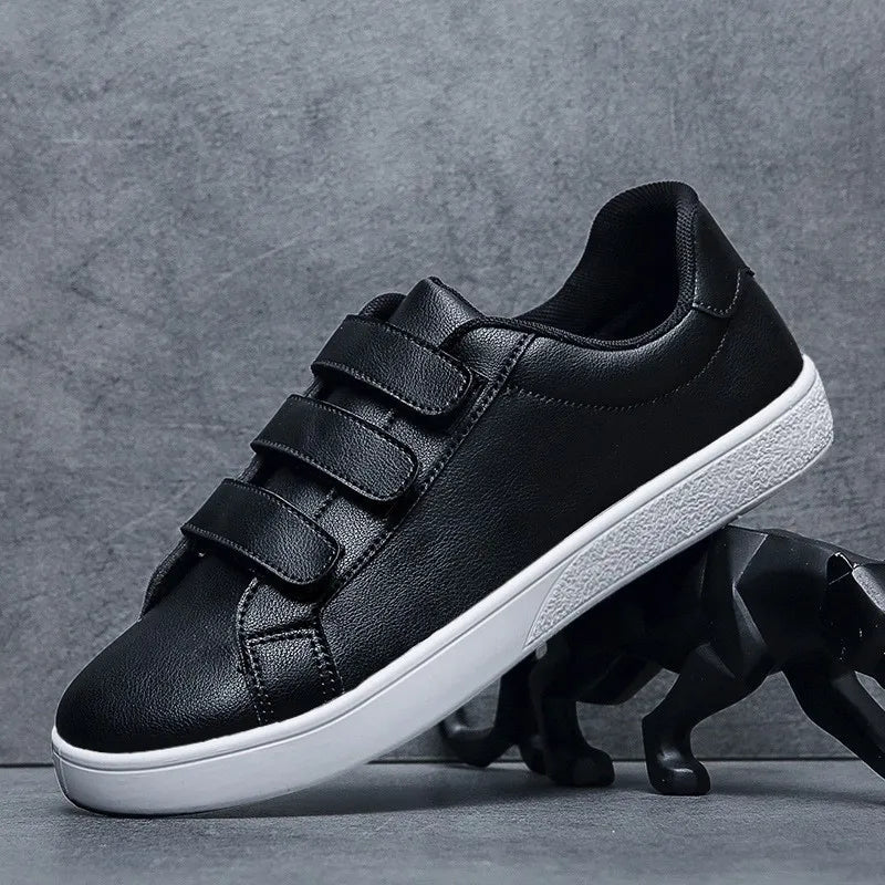 2026Men's Shoes Autumn and Winter New Comfortable Flat Sports Shoes Velcro Casual Men's  Outdoor Lightweight Board