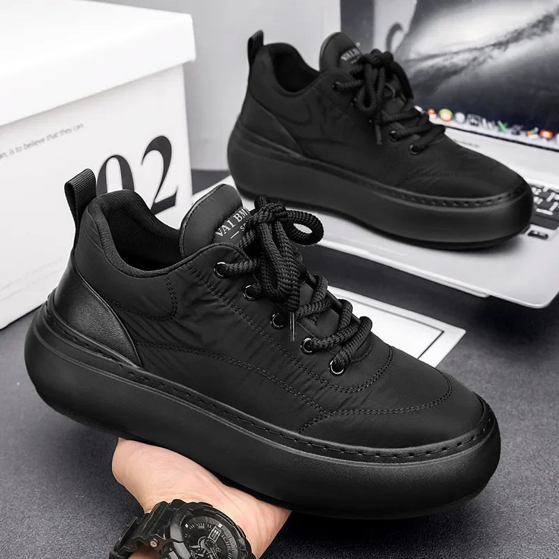 Winter New Men Casual Shoes Anti Slip Wear Resistant Work Shoes for Men Outdoor Comfor Snow Shoes Fashion Platform Men Sneakers