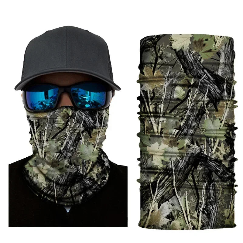 3D Fashion Cycling Face Mask Riding Scarf Breathable Seamless Neck Gaiter Women Bandana Headwear Headband Snood Ski Masks