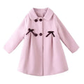 Girls'  coat winter children's medium and long thickened warm  coat children's clothes