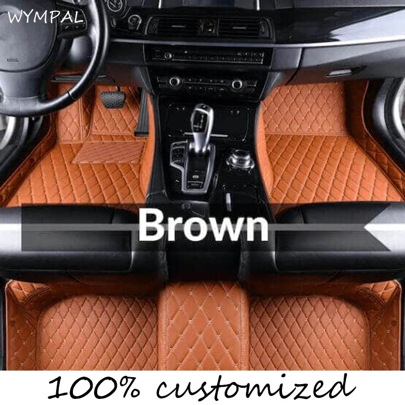 Car Floor Mat For Kia Ceed Jd 2014 2015 2016 2017 2018 2019 2020 Man Non-Slip Luxury Woman Foot Pad Auto Interior Rugs Accessory