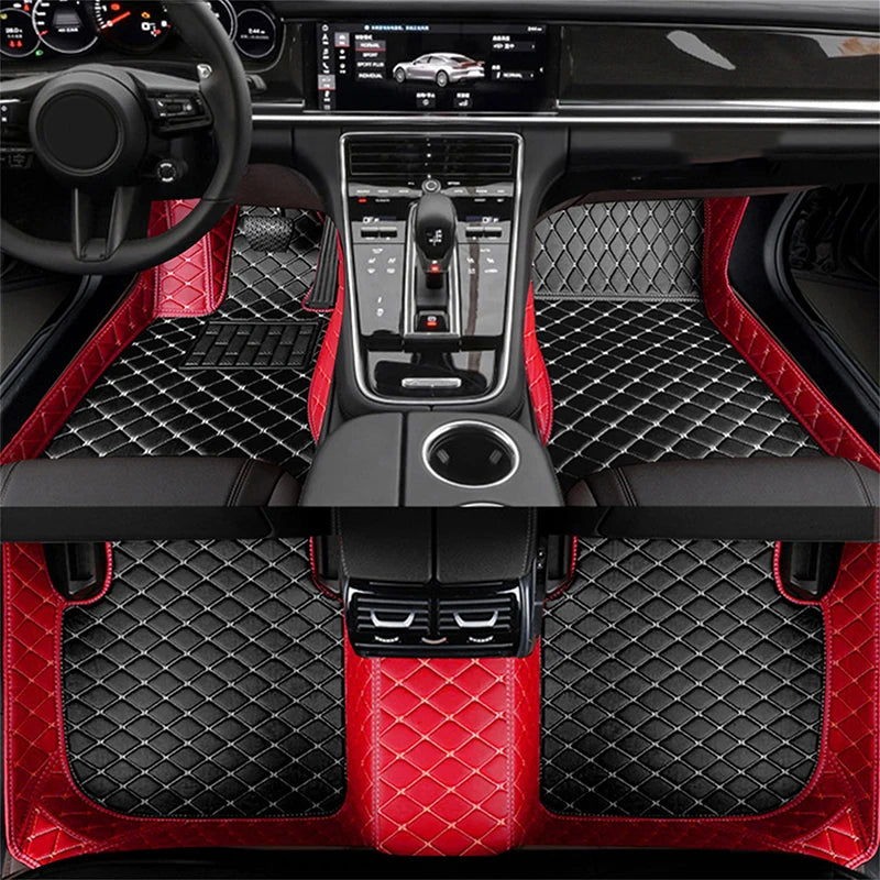 Car Floor Mat For Kia Ceed Jd 2014 2015 2016 2017 2018 2019 2020 Man Non-Slip Luxury Woman Foot Pad Auto Interior Rugs Accessory