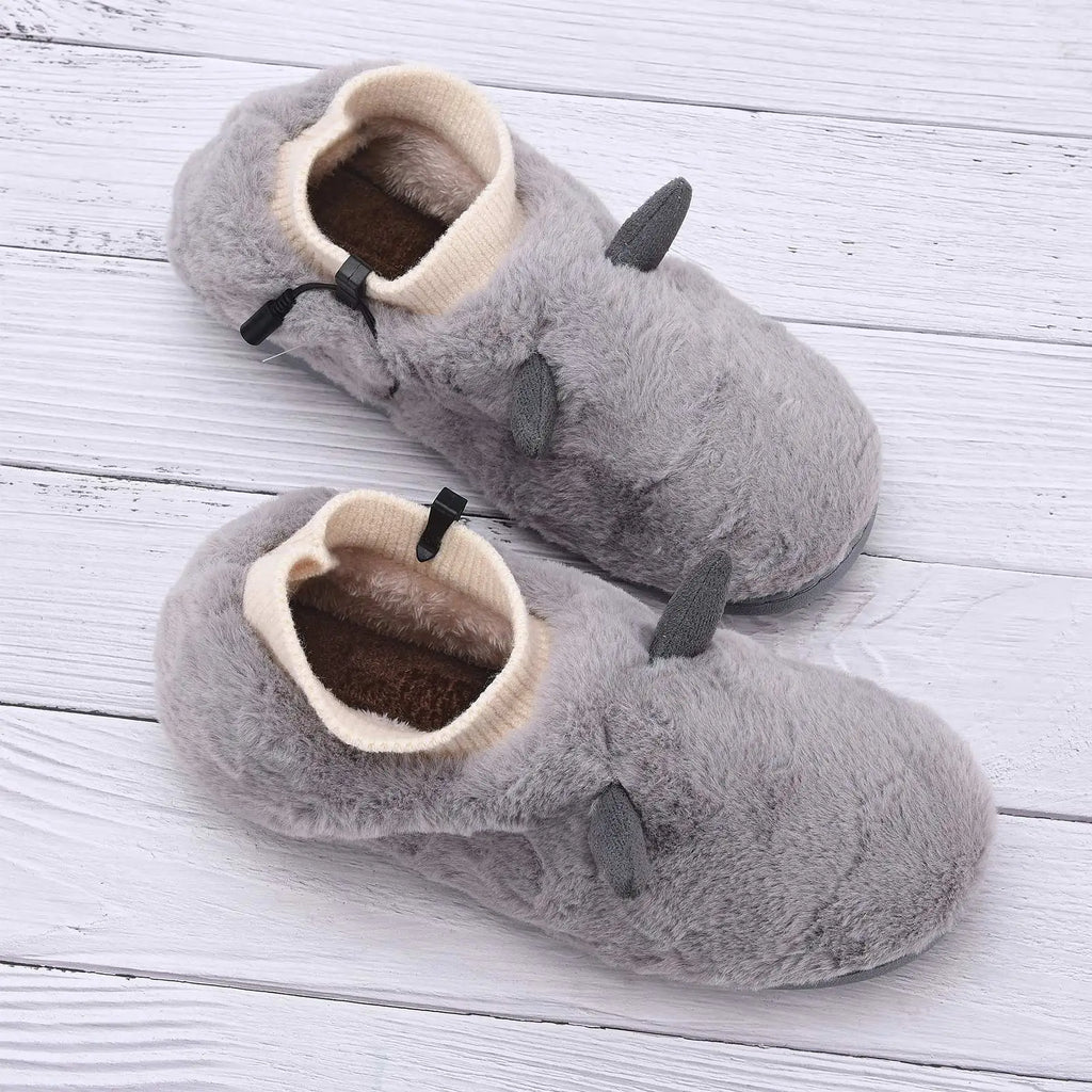 Heated Feet Warmer USB Foot Warmers Winter Shoes Plush Cute Removable And Washable Slippers