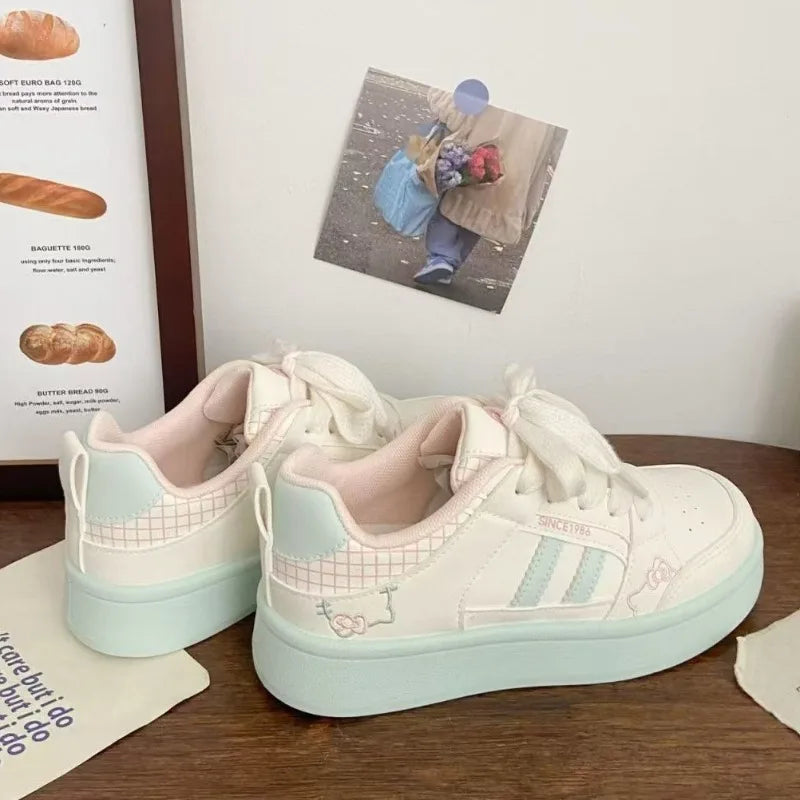 Sneakers Children's Casual Shoes Thick Bottom Breathable Mesh Soft Bottom Running Shoes Casual Sports Kids Skate Shoes Girls