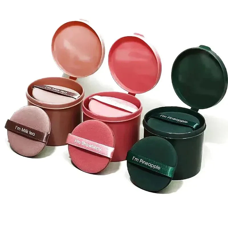 7PCS Anti-Bac Powder Puffs + Hygienic Case - Even Foundation Coverage, Bacteria-Resistant & Reusable