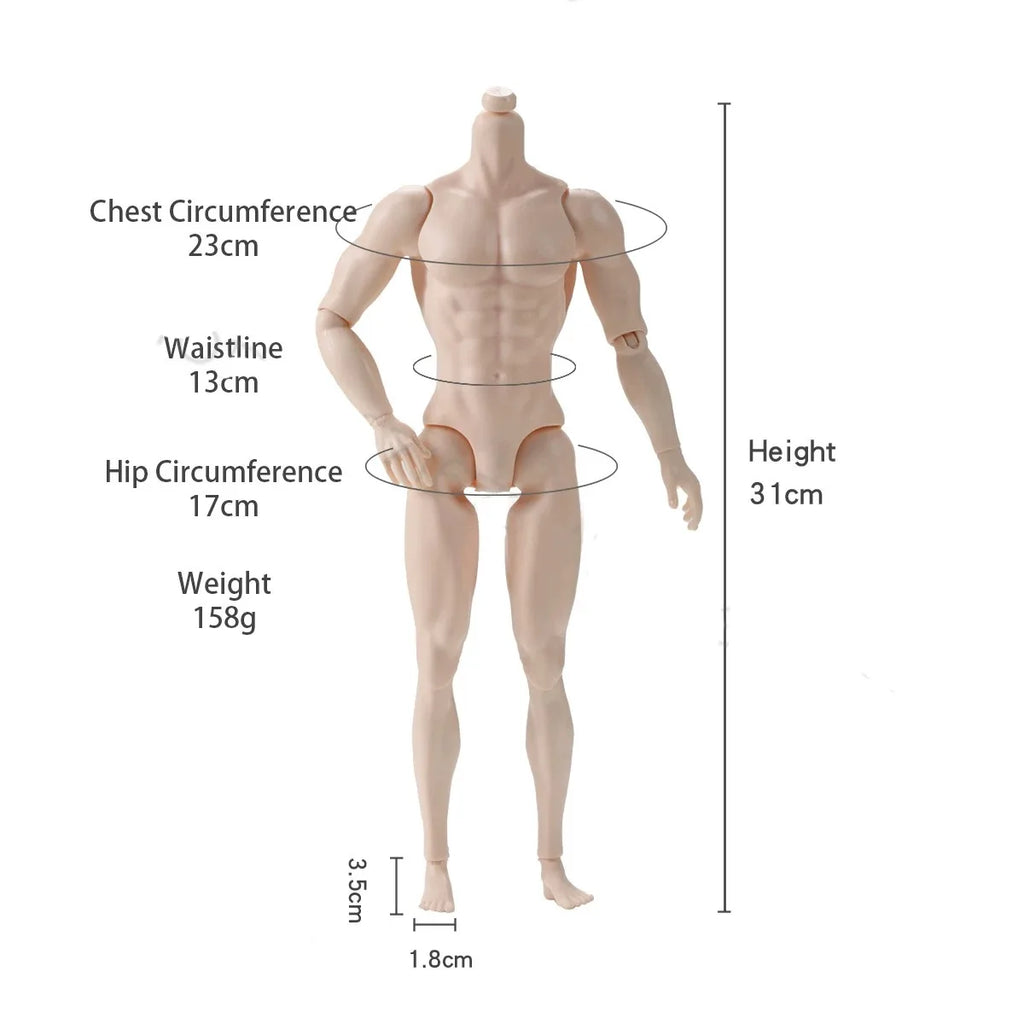 32cm Fashion European Supermodel Man Ken Doll 1/6 Model Fashion Doll Soldier Sports Muscle Body 13 Joints Movable Toy Gifts